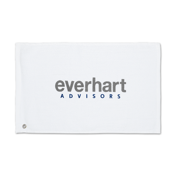 F119WH 11" x 18" Hemmed Rally Towel - EPS Solutions